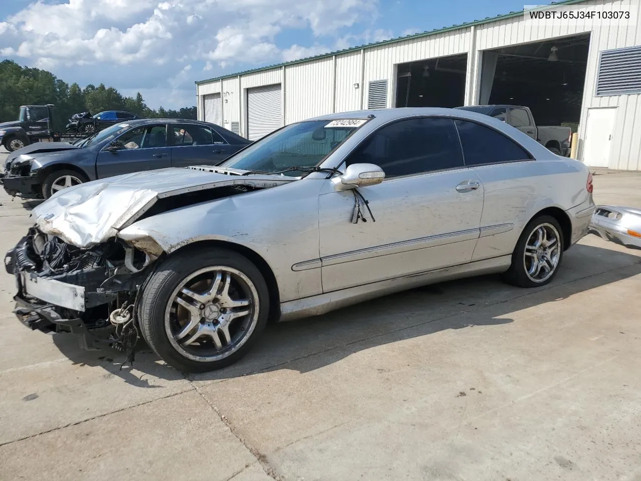 2004 Mercedes-Benz Clk 320C VIN: WDBTJ65J34F103073 Lot: 73242984