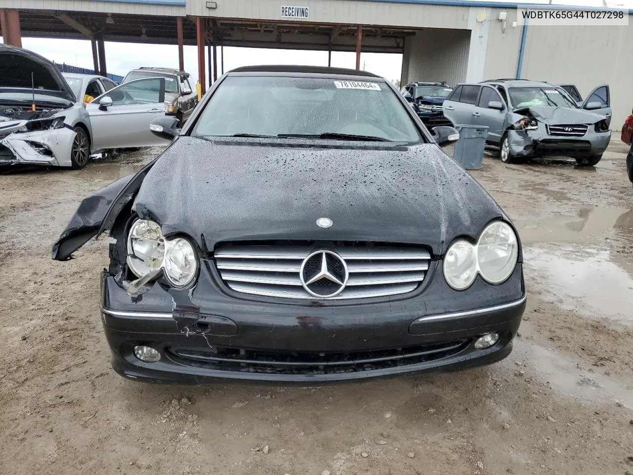 2004 Mercedes-Benz Clk 320 VIN: WDBTK65G44T027298 Lot: 78104464