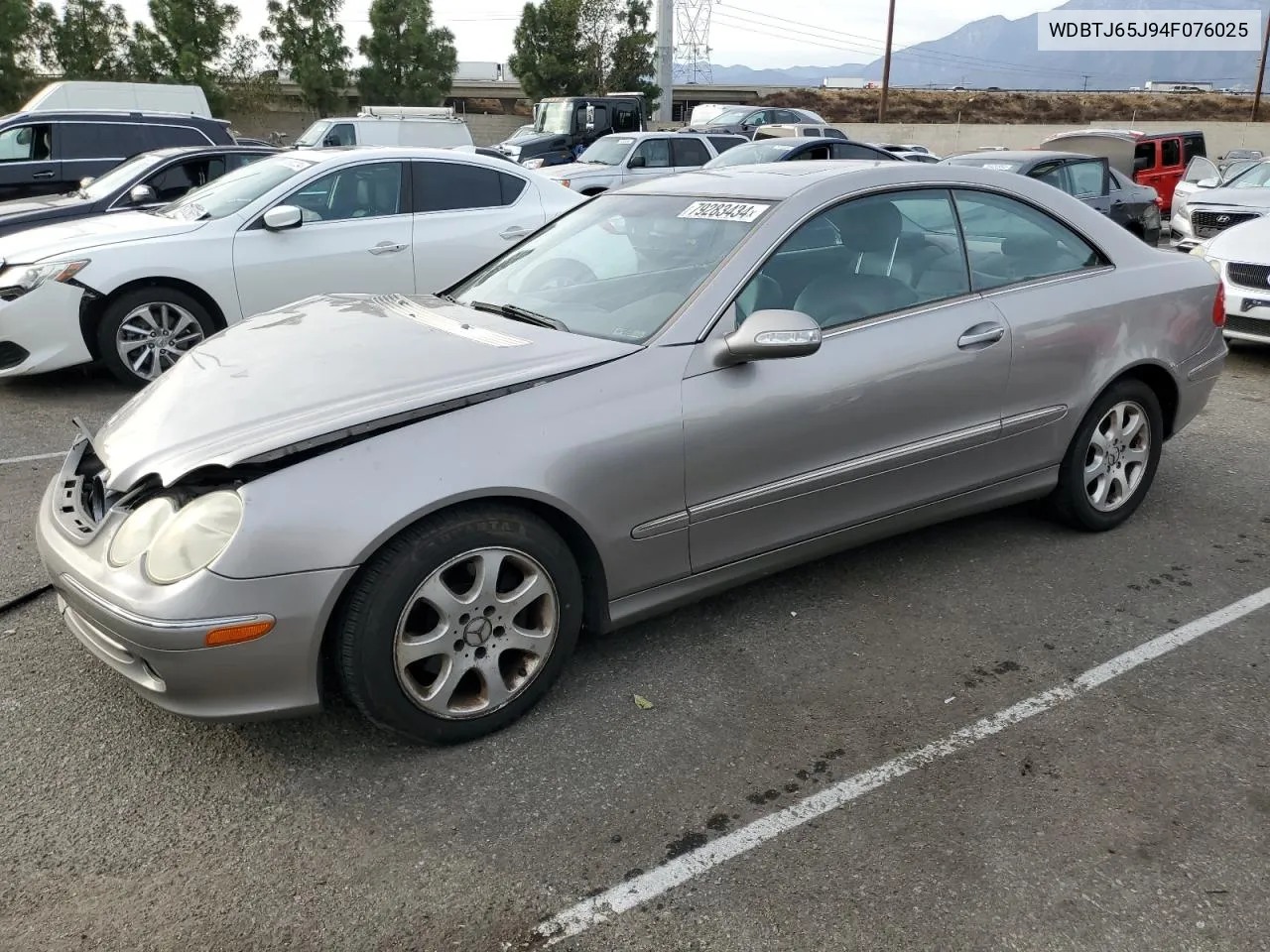 2004 Mercedes-Benz Clk 320C VIN: WDBTJ65J94F076025 Lot: 79283434