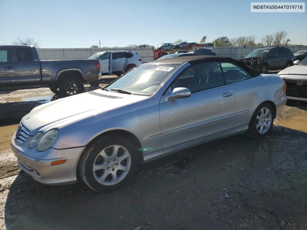 2004 Mercedes-Benz Clk 320 VIN: WDBTK65G44T019718 Lot: 79489734