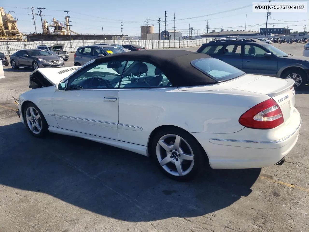 2005 Mercedes-Benz Clk 500 VIN: WDBTK75G75T049187 Lot: 66338994