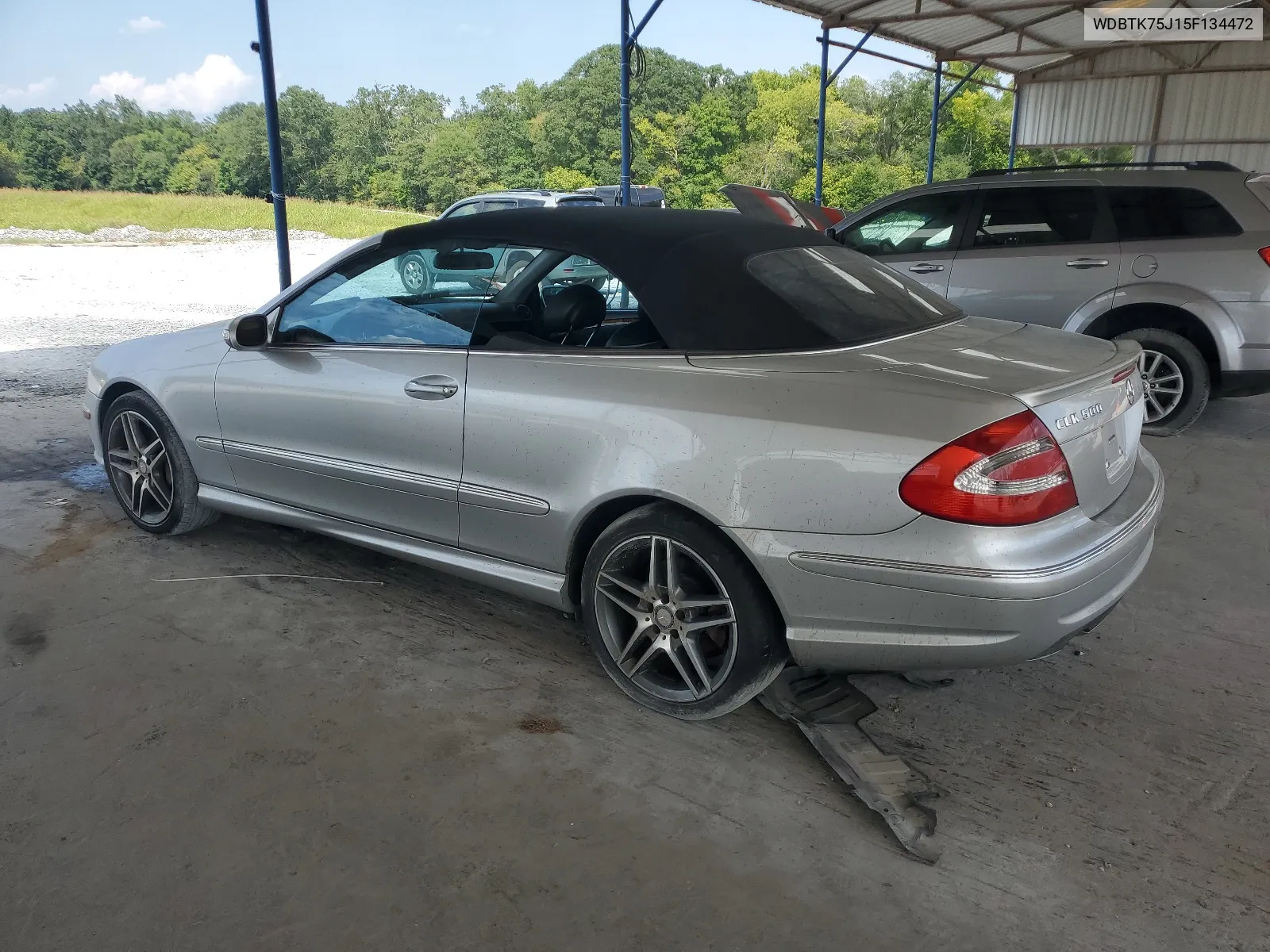 2005 Mercedes-Benz Clk 500 VIN: WDBTK75J15F134472 Lot: 68851484