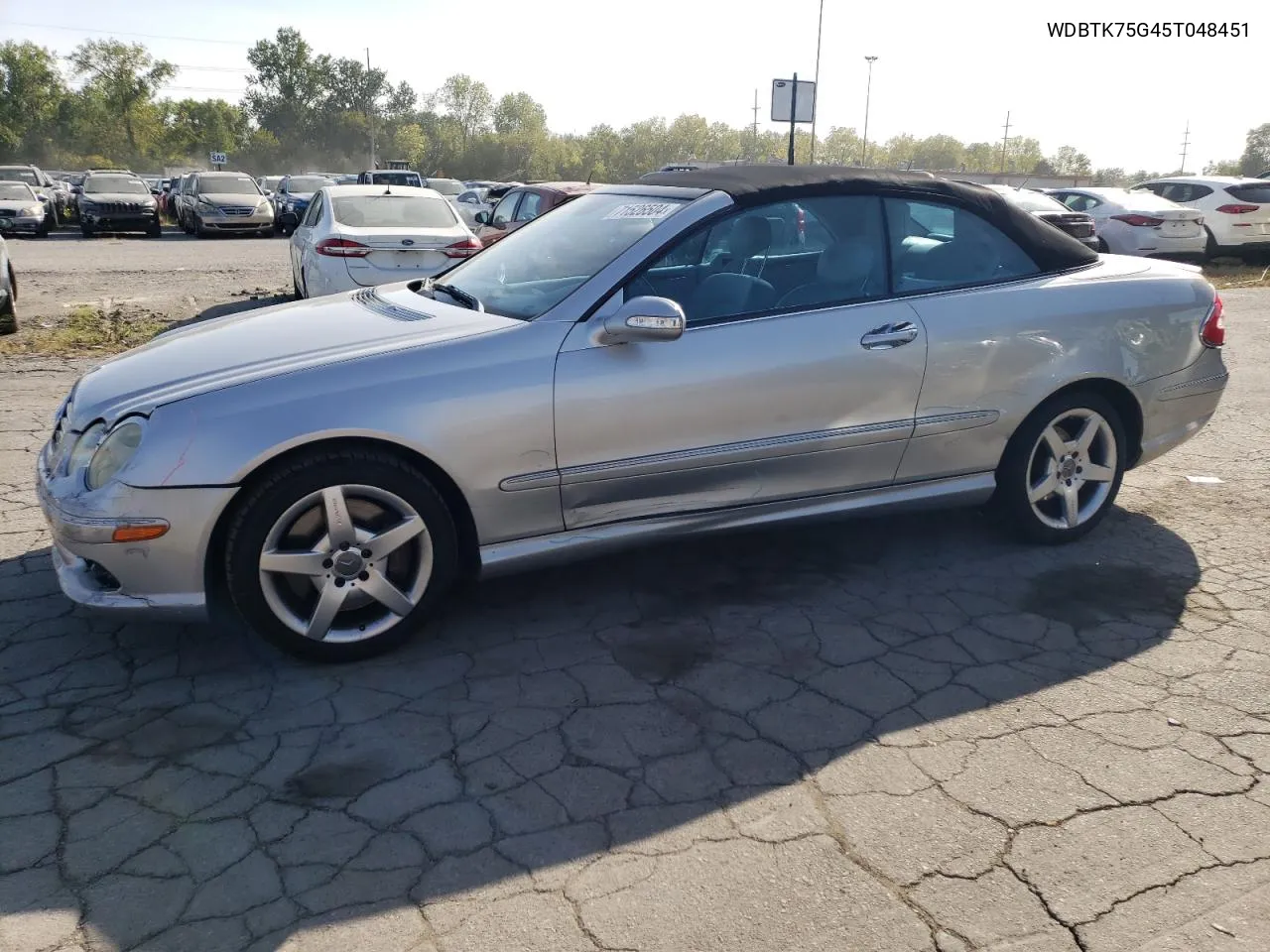 2005 Mercedes-Benz Clk 500 VIN: WDBTK75G45T048451 Lot: 71526504