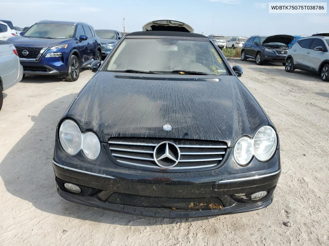 2005 Mercedes-Benz Clk 500 VIN: WDBTK75G75T038786 Lot: 74187554