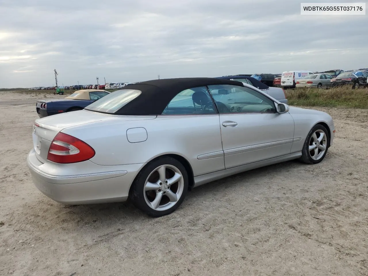 2005 Mercedes-Benz Clk 320 VIN: WDBTK65G55T037176 Lot: 75594214