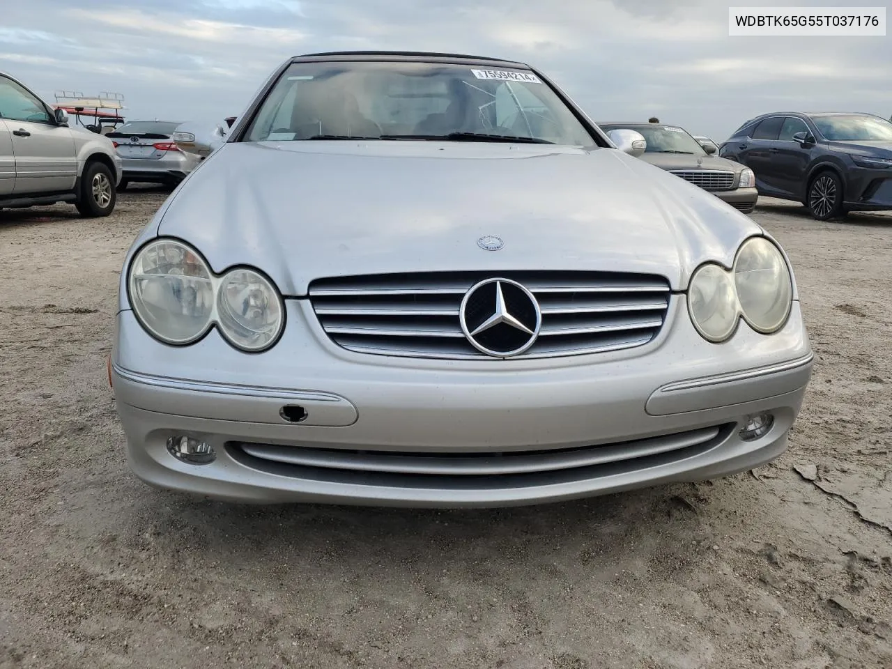 2005 Mercedes-Benz Clk 320 VIN: WDBTK65G55T037176 Lot: 75594214