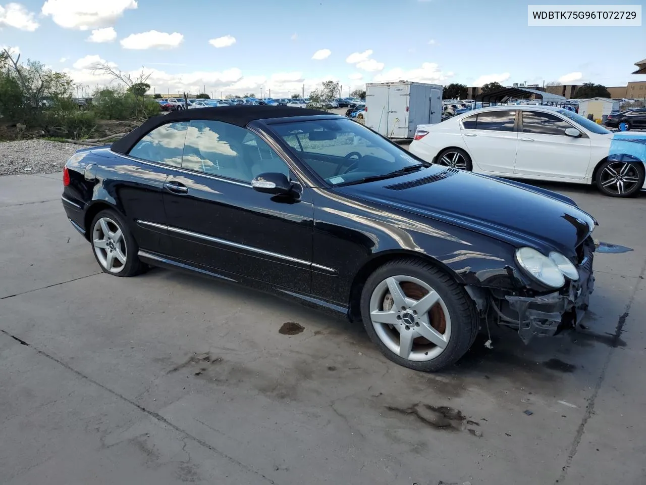 2006 Mercedes-Benz Clk 500 VIN: WDBTK75G96T072729 Lot: 68490514