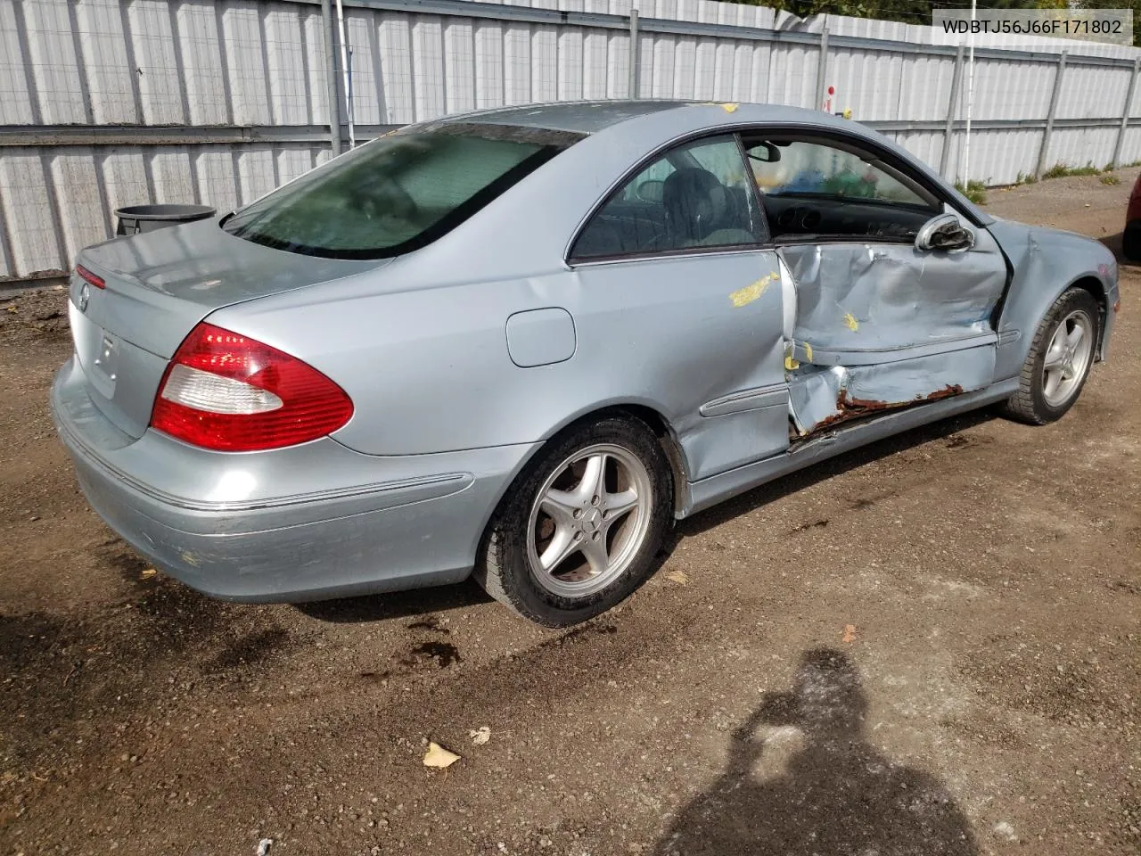 2006 Mercedes-Benz Clk 350 VIN: WDBTJ56J66F171802 Lot: 68858644