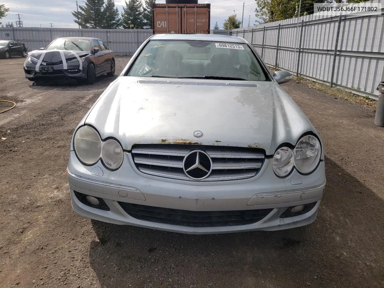 2006 Mercedes-Benz Clk 350 VIN: WDBTJ56J66F171802 Lot: 68858644