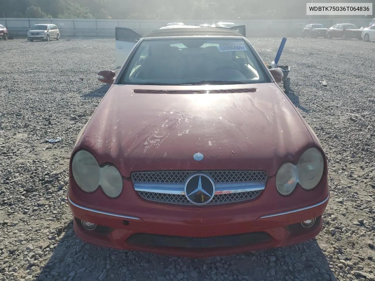 2006 Mercedes-Benz Clk 500 VIN: WDBTK75G36T064836 Lot: 68980484