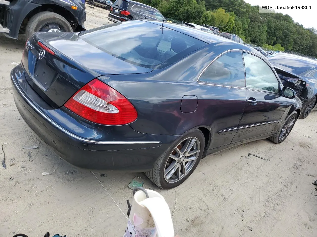 2006 Mercedes-Benz Clk 350 VIN: WDBTJ56J66F193301 Lot: 70311854