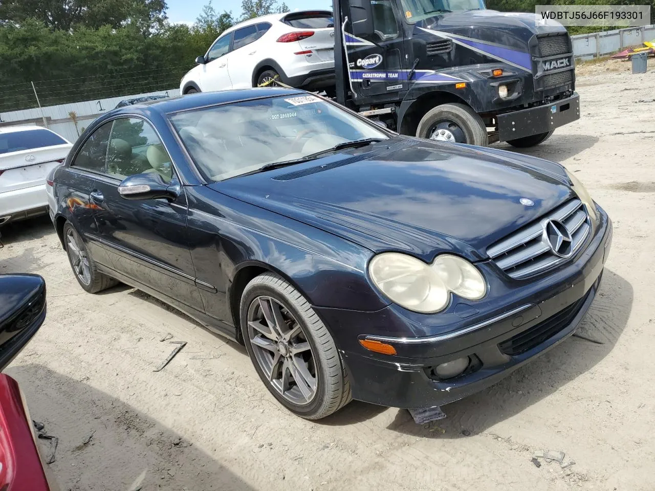 2006 Mercedes-Benz Clk 350 VIN: WDBTJ56J66F193301 Lot: 70311854