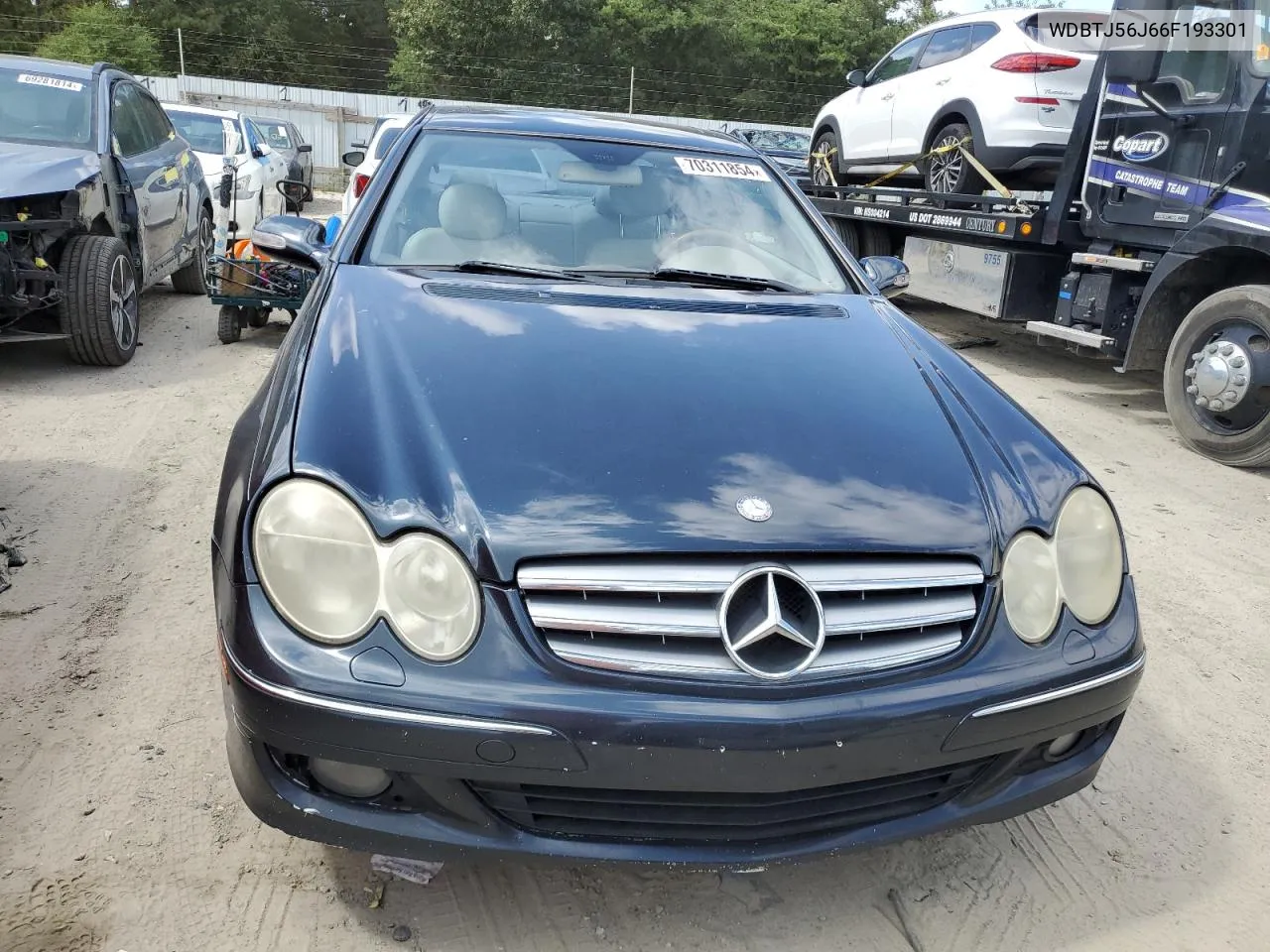 2006 Mercedes-Benz Clk 350 VIN: WDBTJ56J66F193301 Lot: 70311854