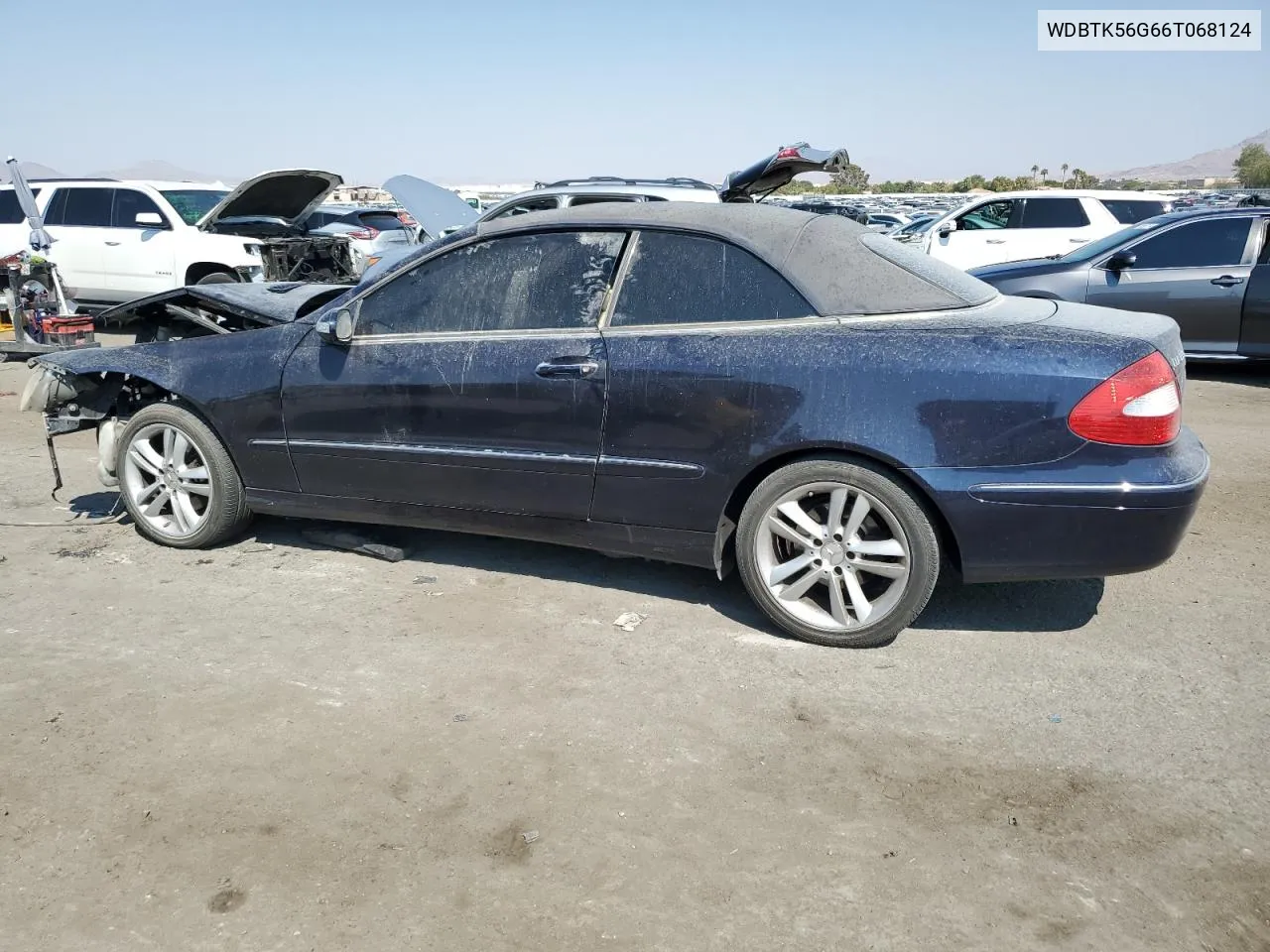 2006 Mercedes-Benz Clk 350 VIN: WDBTK56G66T068124 Lot: 70804604