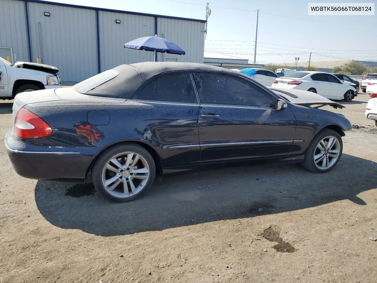 2006 Mercedes-Benz Clk 350 VIN: WDBTK56G66T068124 Lot: 70804604