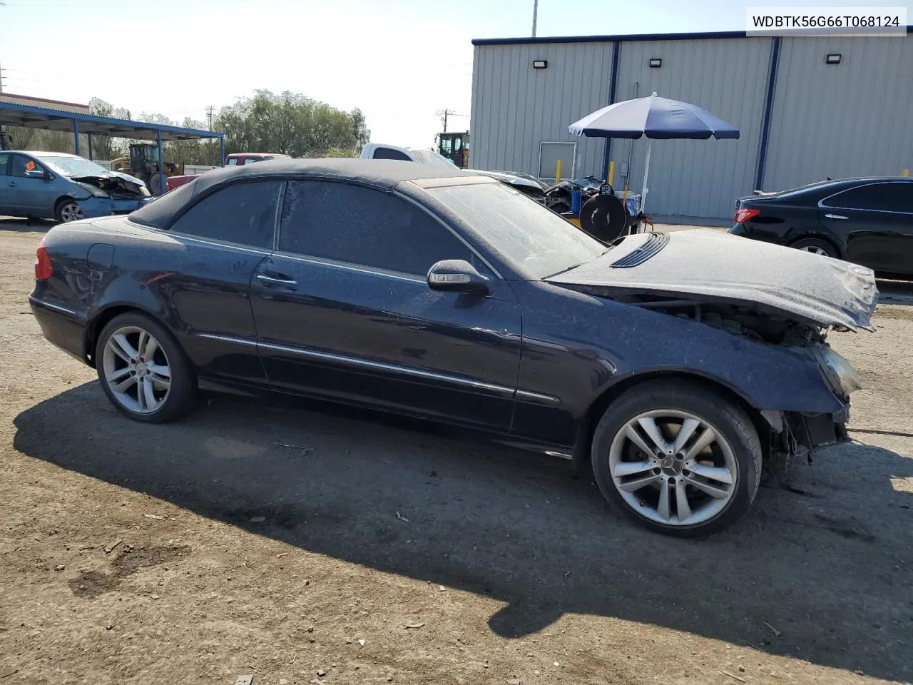 2006 Mercedes-Benz Clk 350 VIN: WDBTK56G66T068124 Lot: 70804604