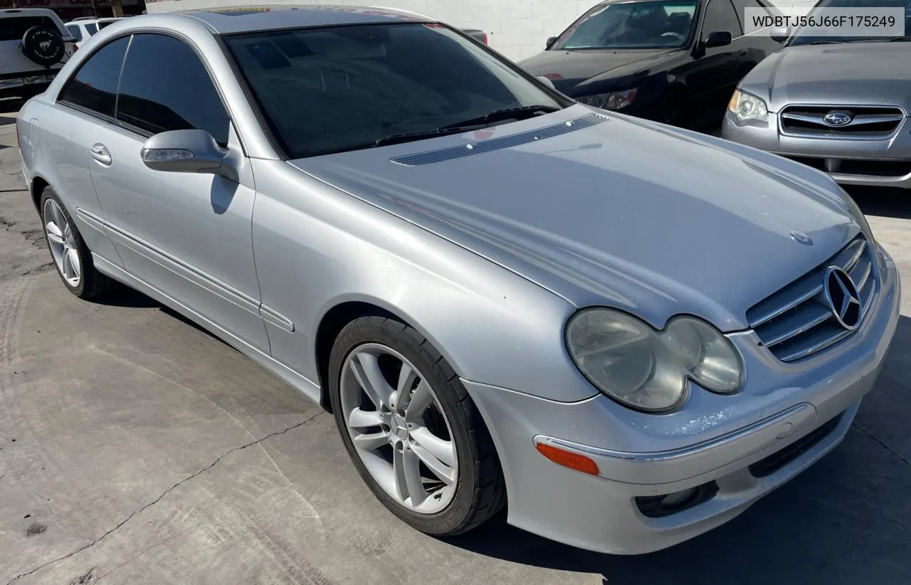 2006 Mercedes-Benz Clk 350 VIN: WDBTJ56J66F175249 Lot: 72844764