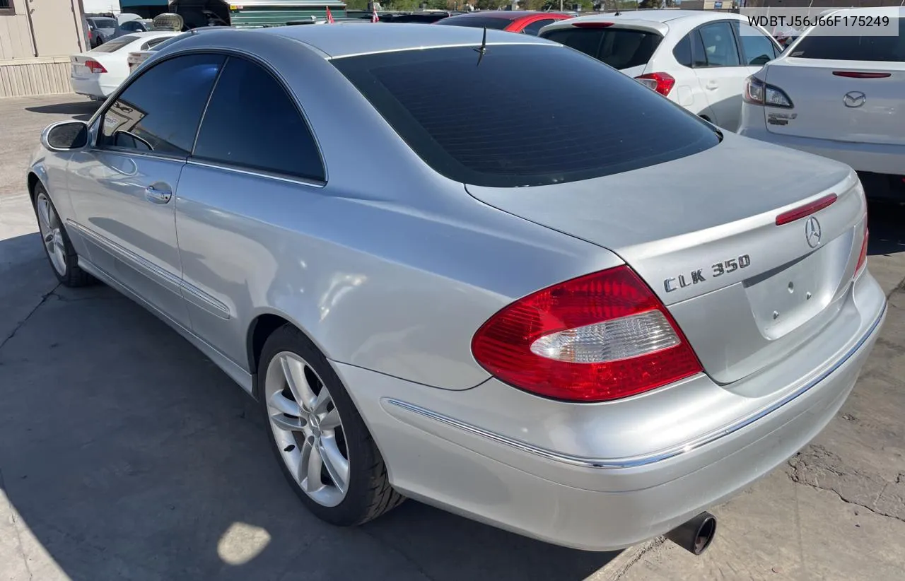 2006 Mercedes-Benz Clk 350 VIN: WDBTJ56J66F175249 Lot: 72844764