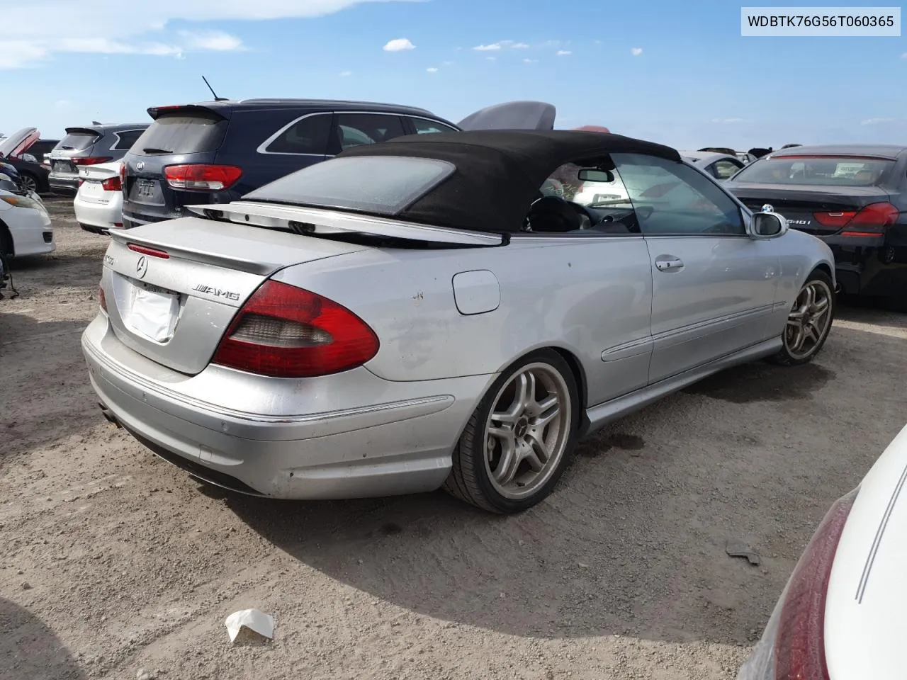 2006 Mercedes-Benz Clk 55 Amg VIN: WDBTK76G56T060365 Lot: 74304414