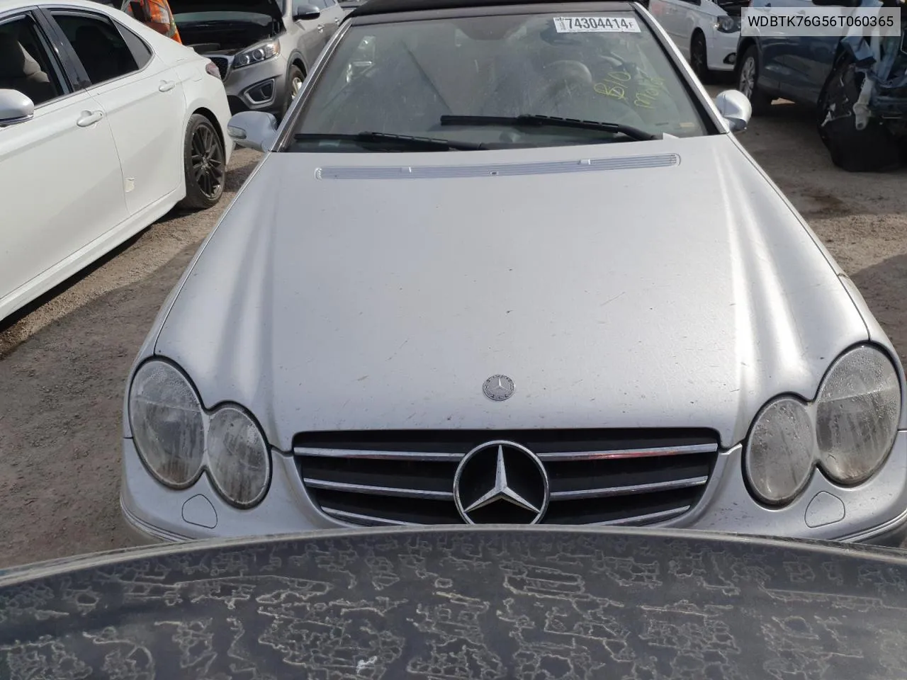 2006 Mercedes-Benz Clk 55 Amg VIN: WDBTK76G56T060365 Lot: 74304414