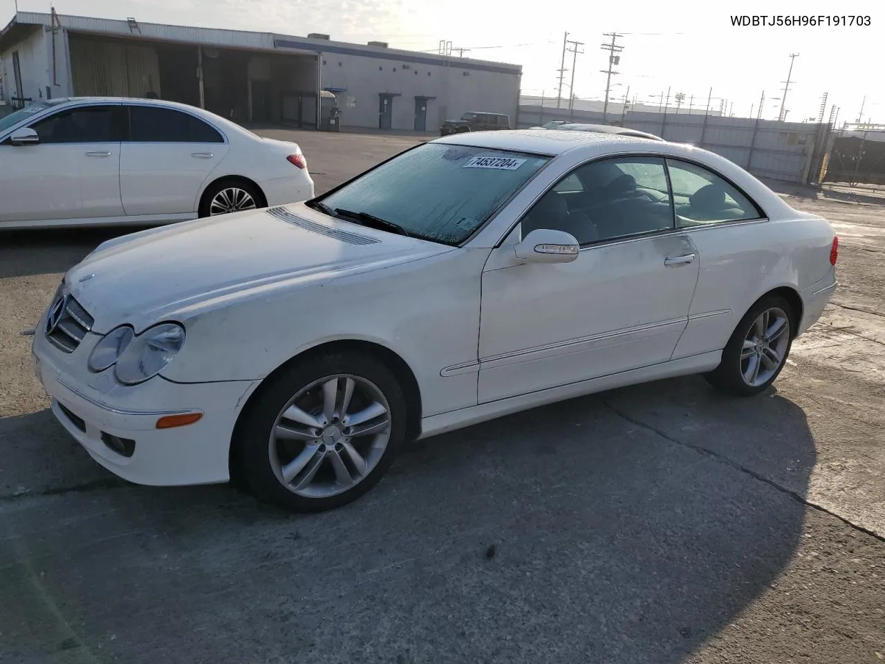 2006 Mercedes-Benz Clk 350 VIN: WDBTJ56H96F191703 Lot: 74537204