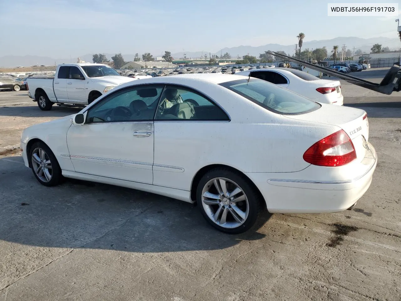 2006 Mercedes-Benz Clk 350 VIN: WDBTJ56H96F191703 Lot: 74537204