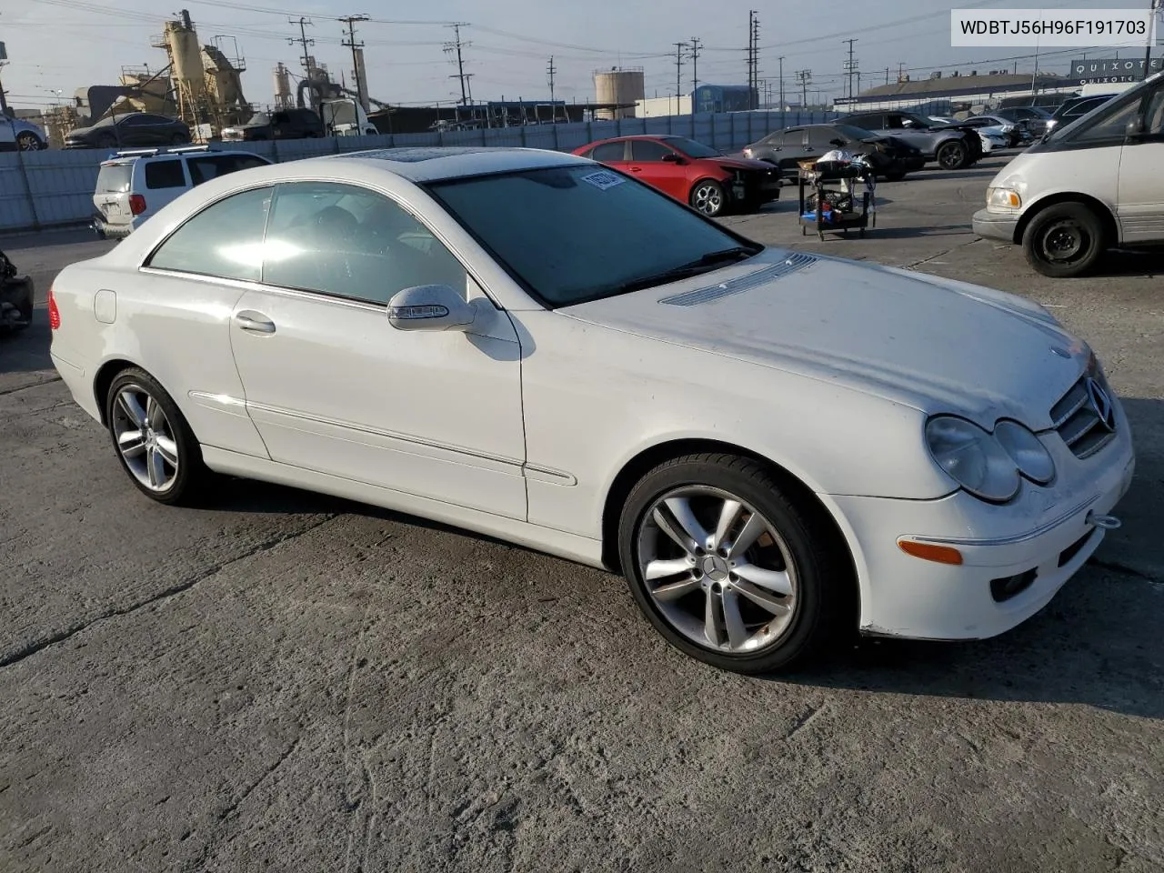 2006 Mercedes-Benz Clk 350 VIN: WDBTJ56H96F191703 Lot: 74537204