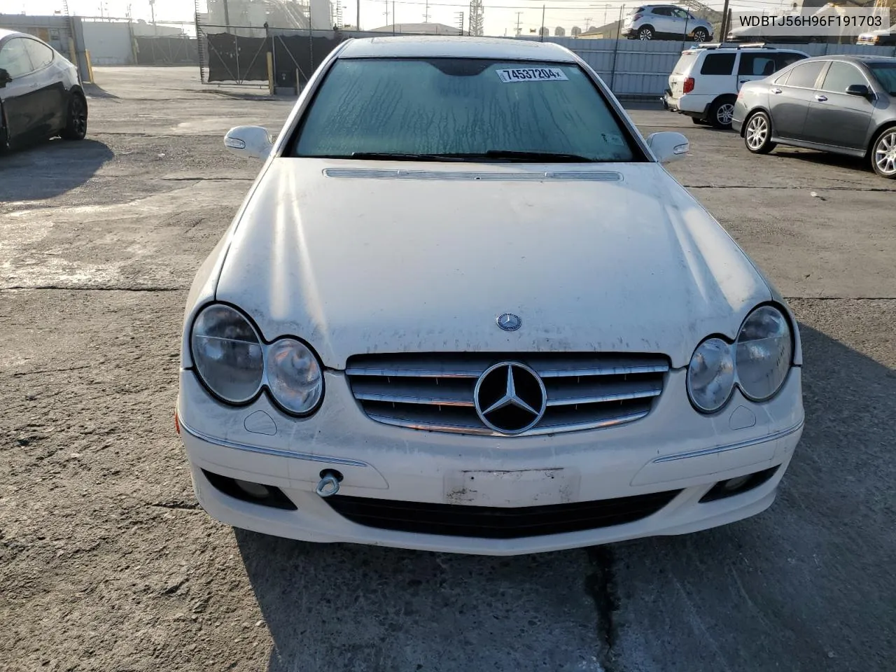 2006 Mercedes-Benz Clk 350 VIN: WDBTJ56H96F191703 Lot: 74537204