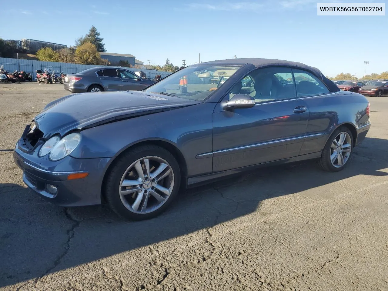 2006 Mercedes-Benz Clk 350 VIN: WDBTK56G56T062704 Lot: 75333534