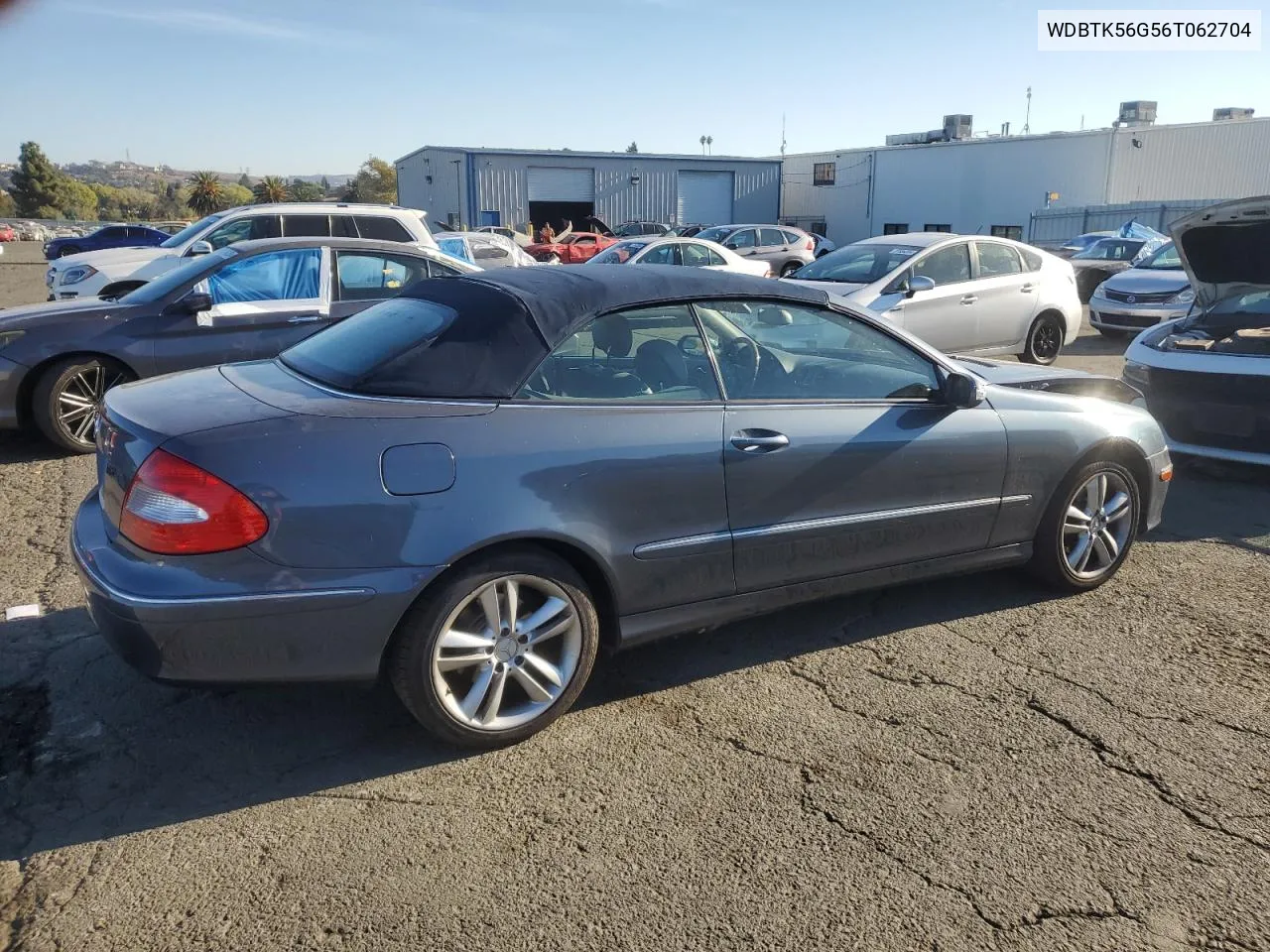 2006 Mercedes-Benz Clk 350 VIN: WDBTK56G56T062704 Lot: 75333534