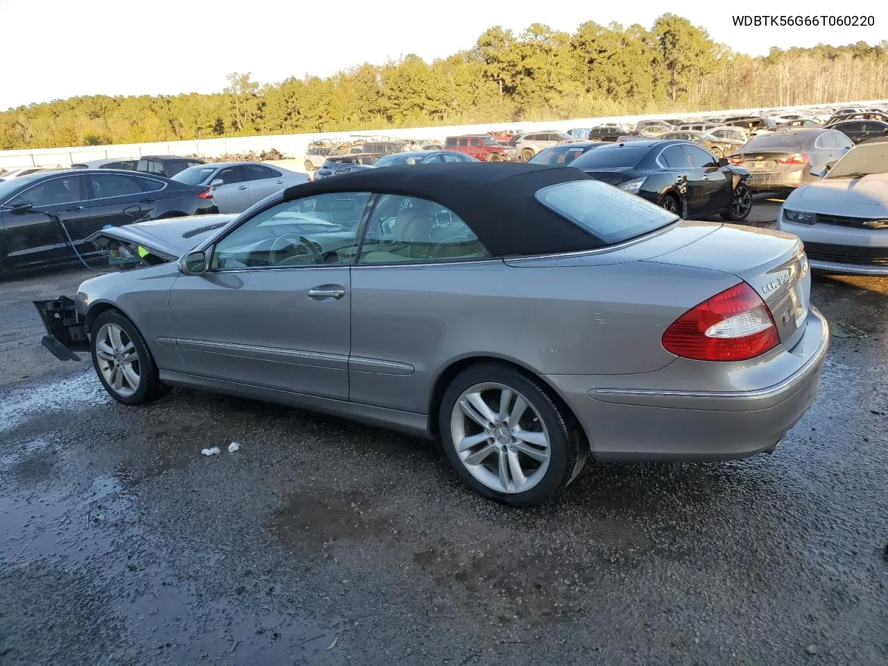 2006 Mercedes-Benz Clk 350 VIN: WDBTK56G66T060220 Lot: 76300944