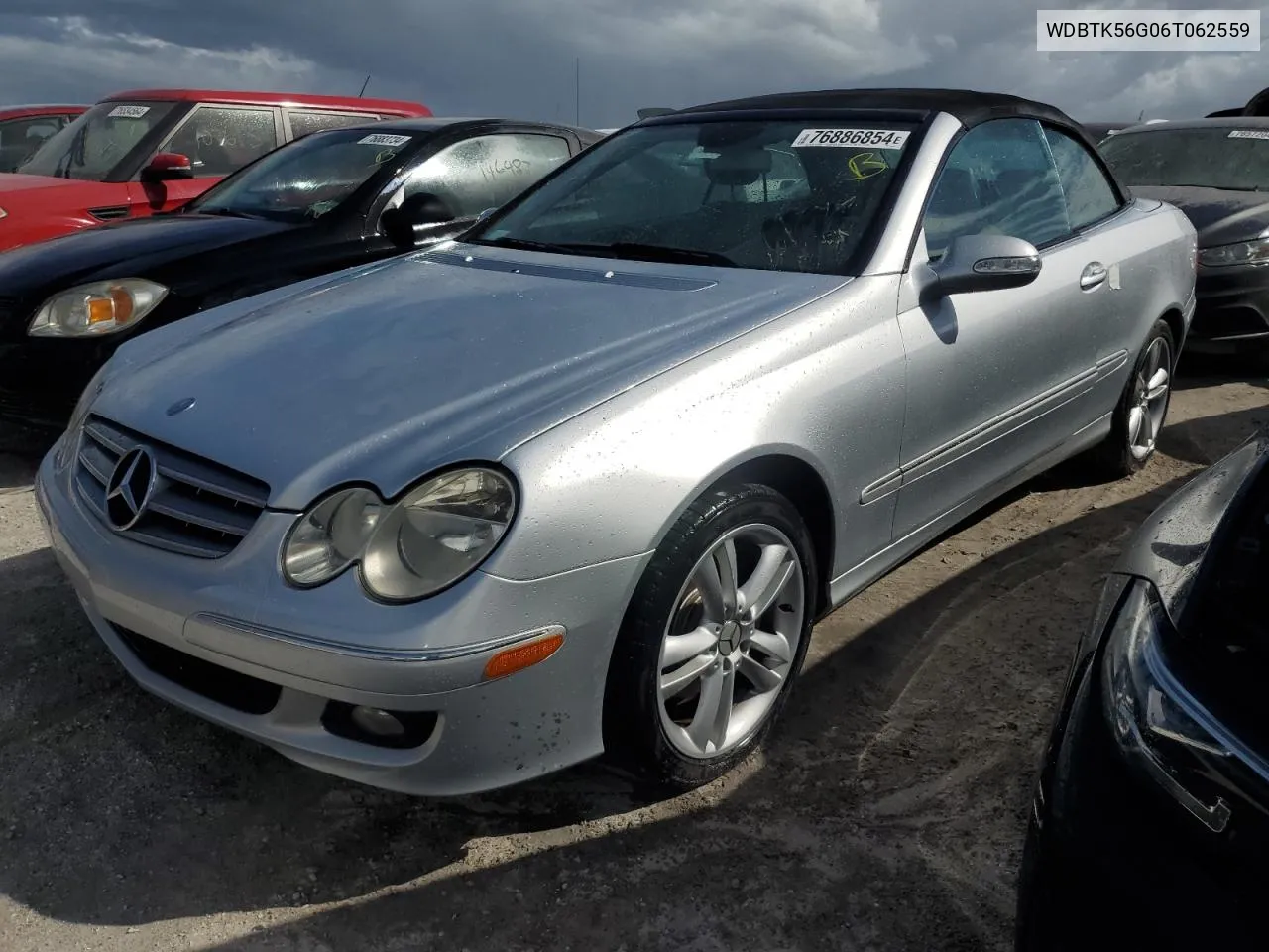 2006 Mercedes-Benz Clk 350 VIN: WDBTK56G06T062559 Lot: 76886854