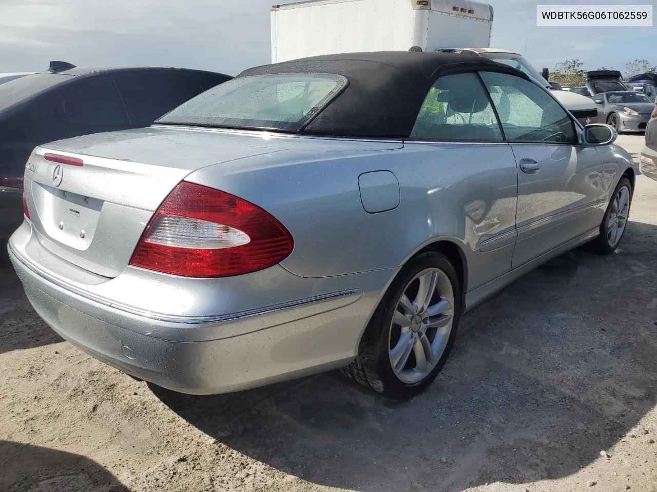 2006 Mercedes-Benz Clk 350 VIN: WDBTK56G06T062559 Lot: 76886854