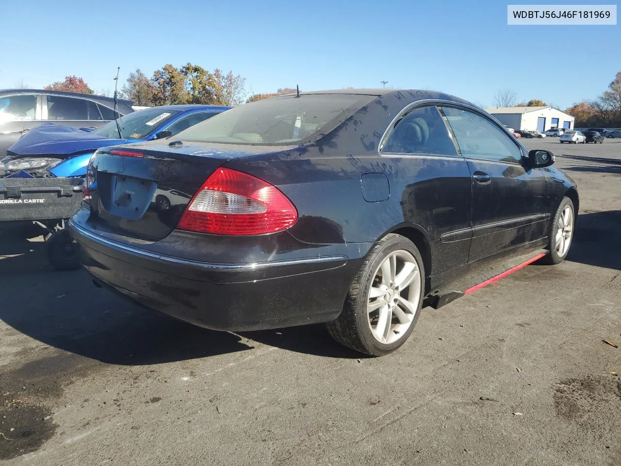 2006 Mercedes-Benz Clk 350 VIN: WDBTJ56J46F181969 Lot: 77657524