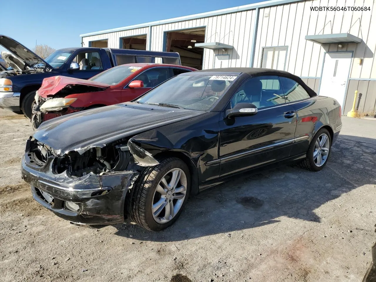 2006 Mercedes-Benz Clk 350 VIN: WDBTK56G46T060684 Lot: 79714624