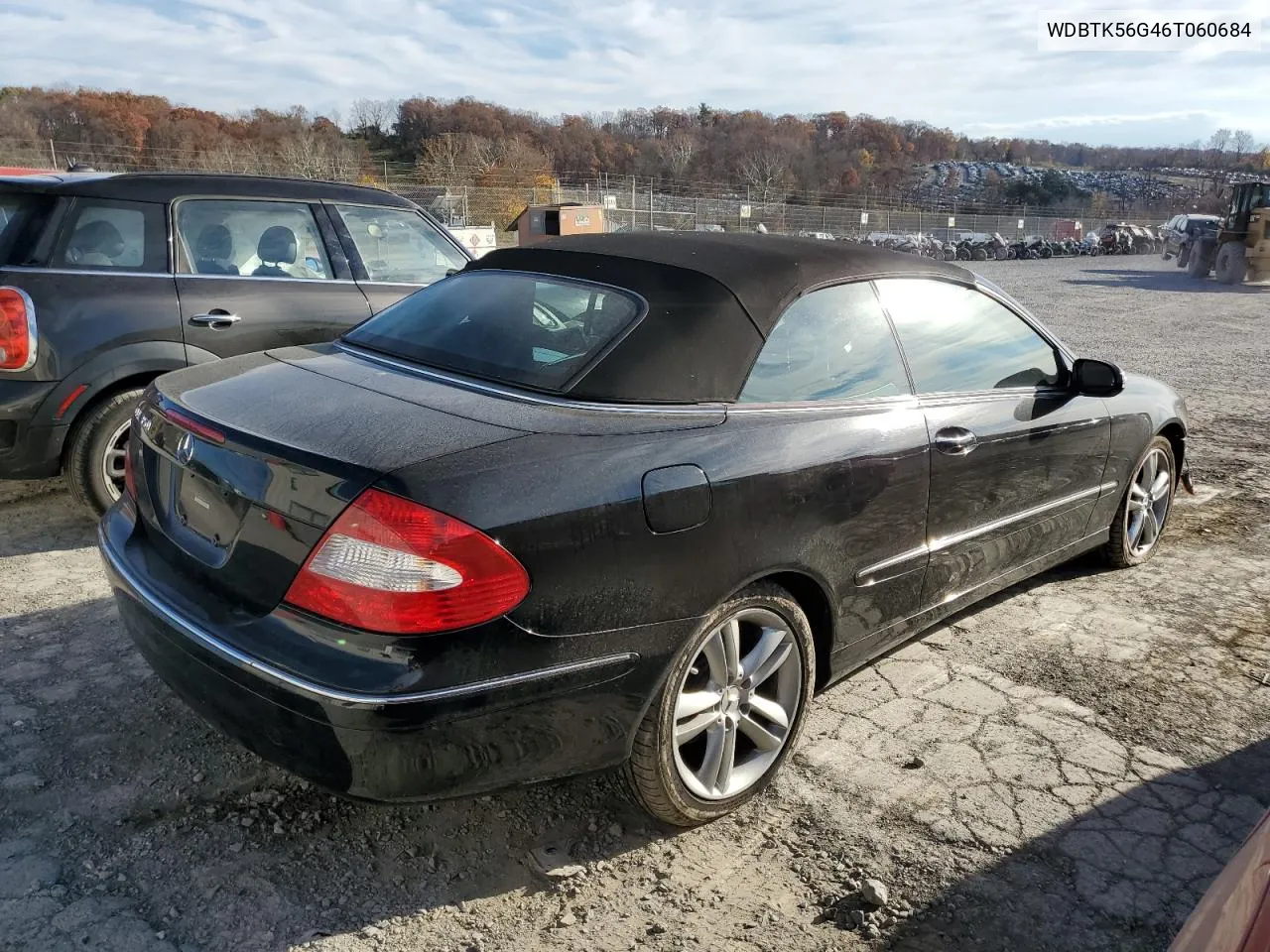 2006 Mercedes-Benz Clk 350 VIN: WDBTK56G46T060684 Lot: 79714624