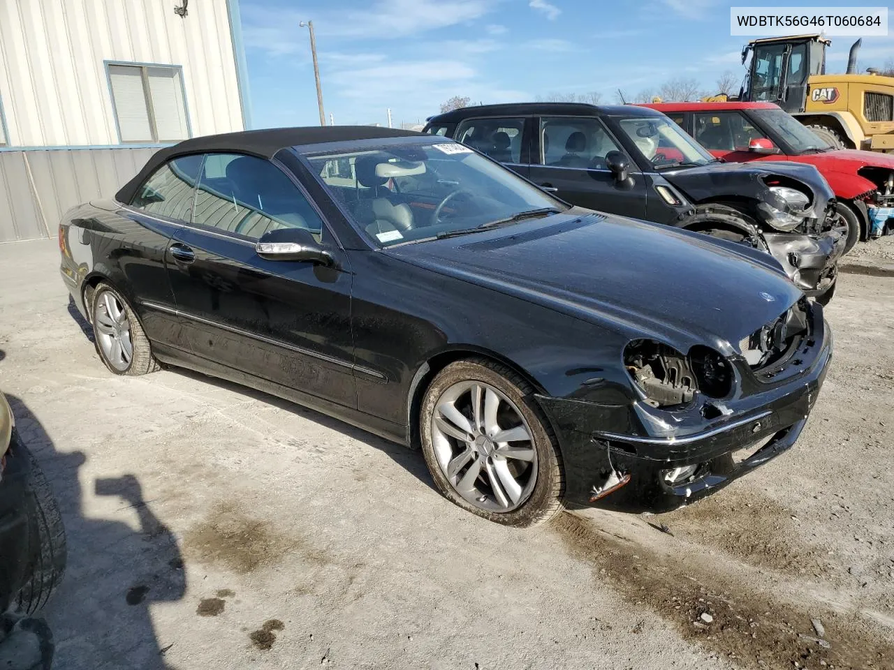 2006 Mercedes-Benz Clk 350 VIN: WDBTK56G46T060684 Lot: 79714624