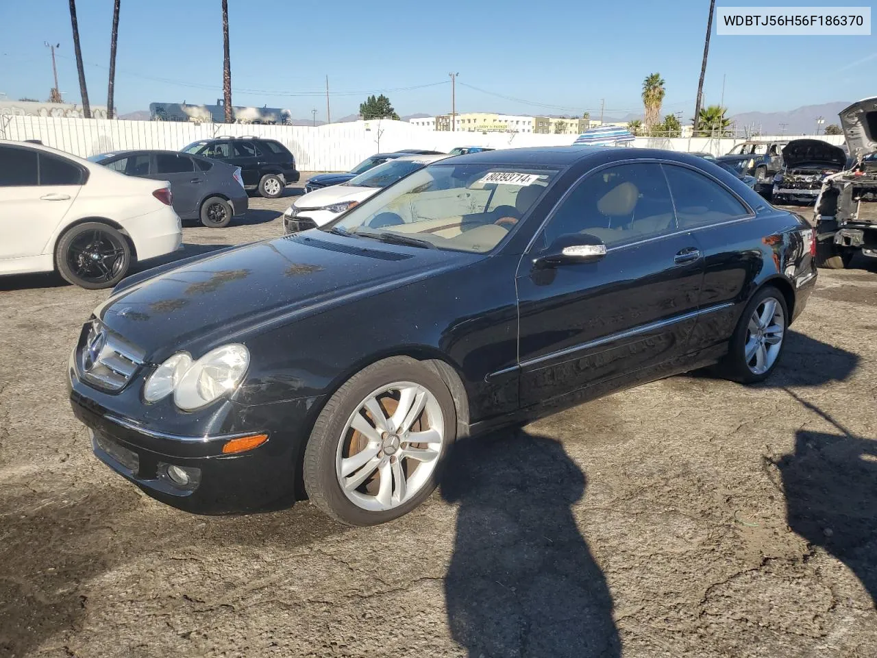 2006 Mercedes-Benz Clk 350 VIN: WDBTJ56H56F186370 Lot: 80393714