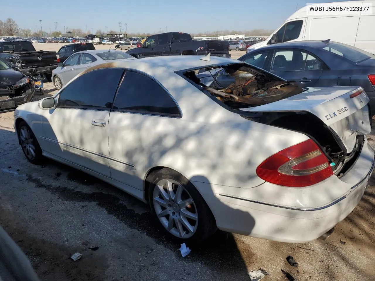 2007 Mercedes-Benz Clk 350 VIN: WDBTJ56H67F223377 Lot: 48477324