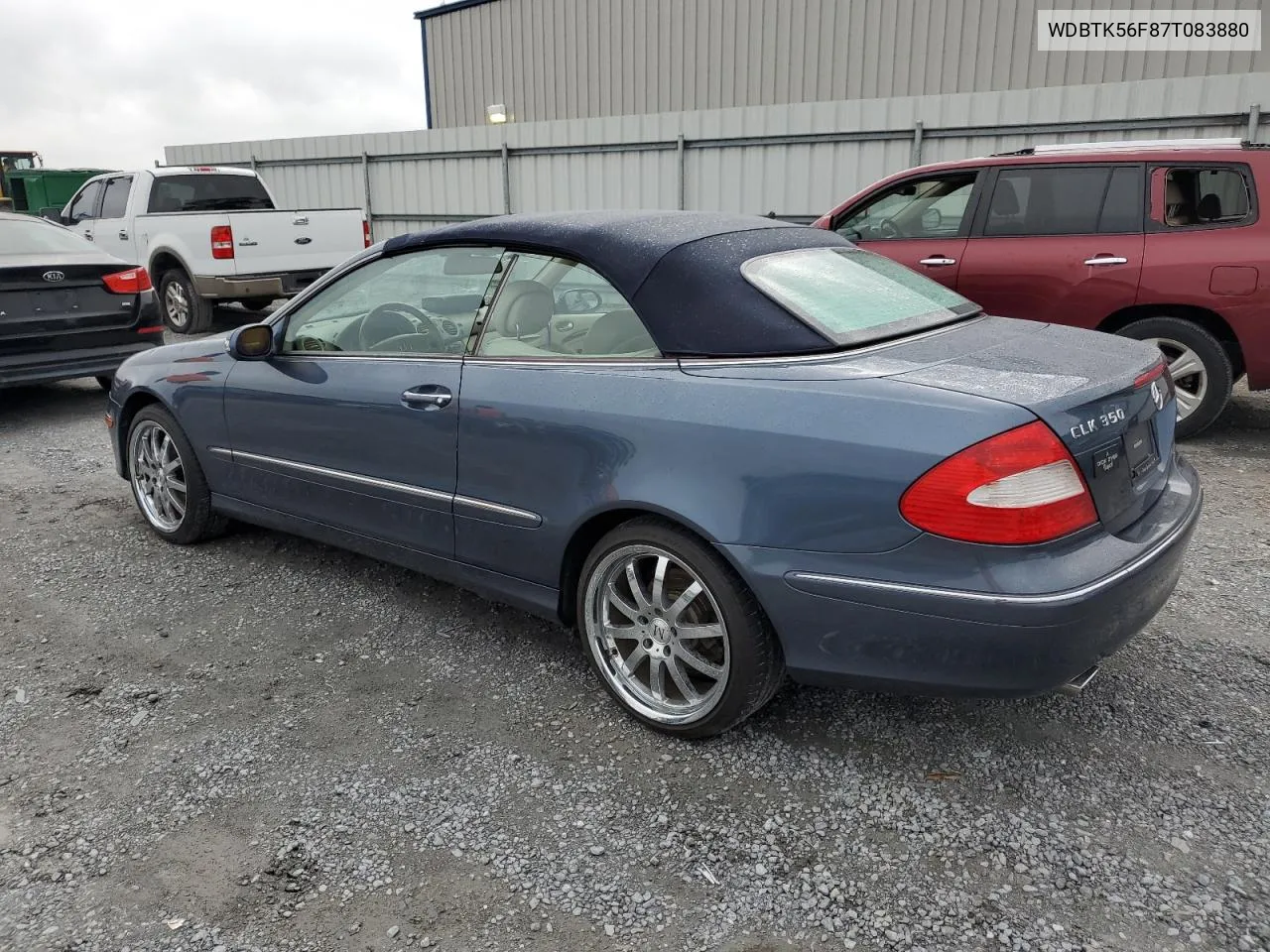 2007 Mercedes-Benz Clk 350 VIN: WDBTK56F87T083880 Lot: 53689374