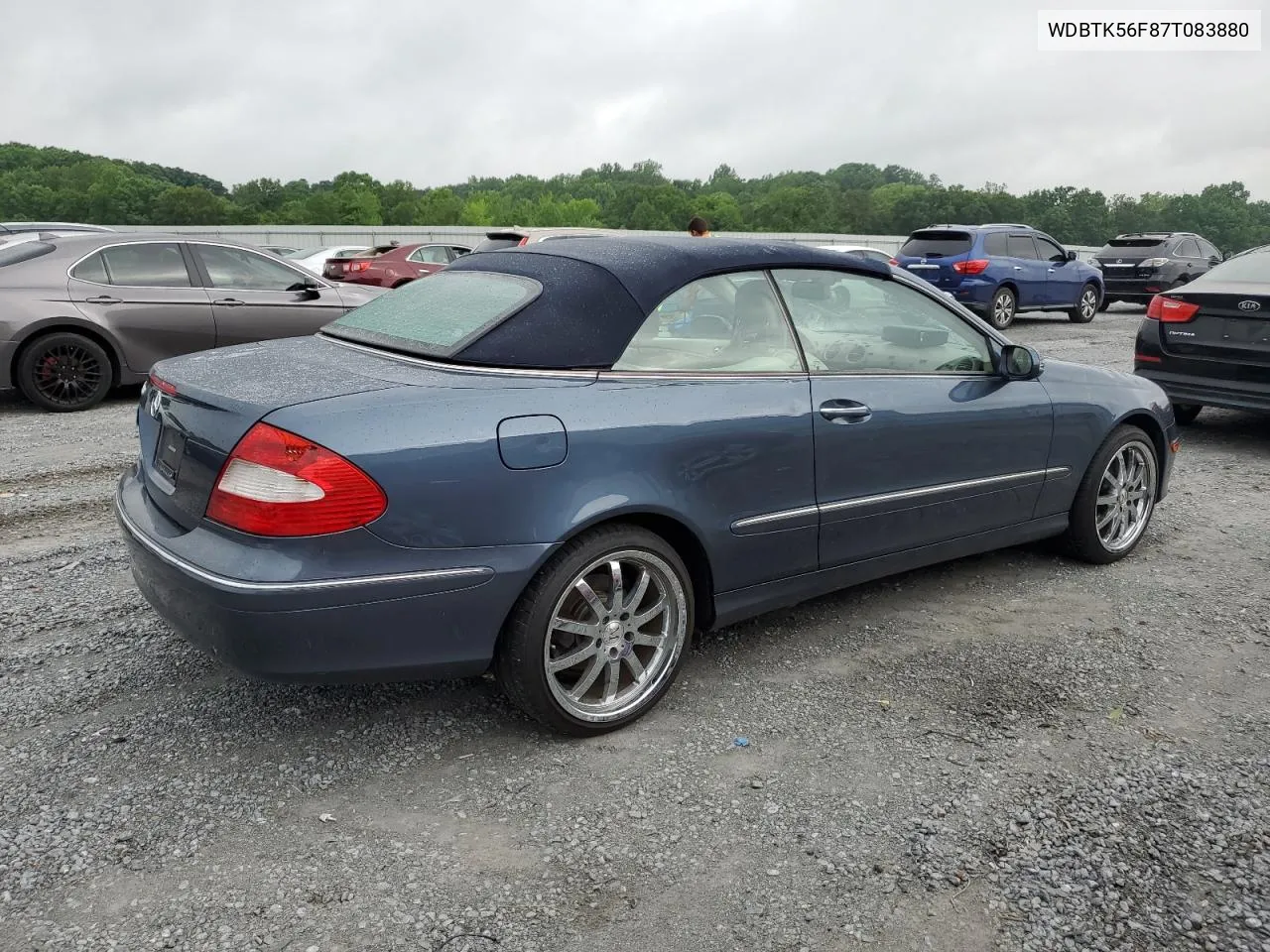 2007 Mercedes-Benz Clk 350 VIN: WDBTK56F87T083880 Lot: 53689374