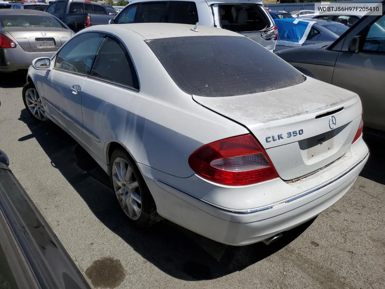 2007 Mercedes-Benz Clk 350 VIN: WDBTJ56H97F205410 Lot: 57543504