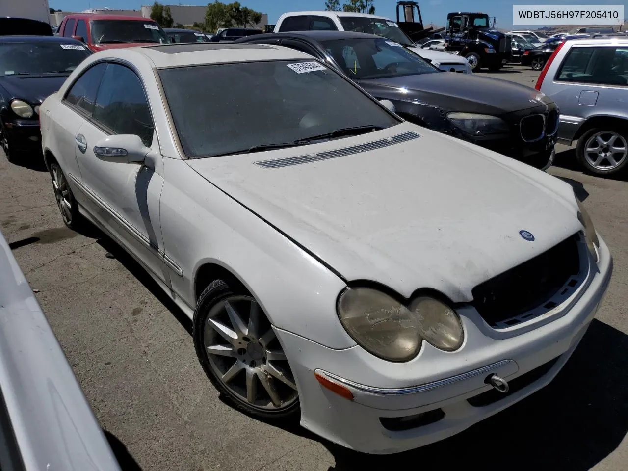 2007 Mercedes-Benz Clk 350 VIN: WDBTJ56H97F205410 Lot: 57543504