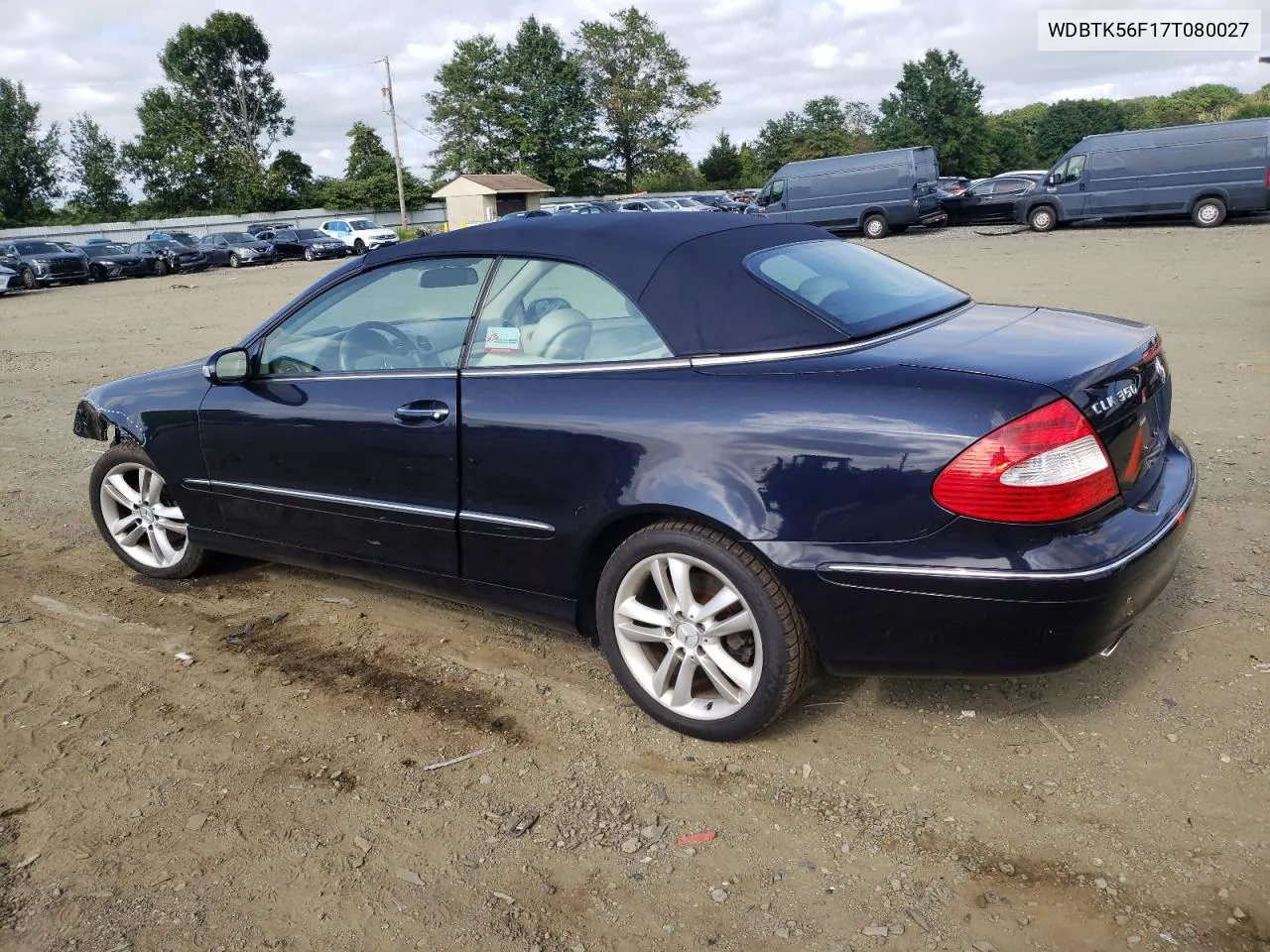 2007 Mercedes-Benz Clk 350 VIN: WDBTK56F17T080027 Lot: 69642094