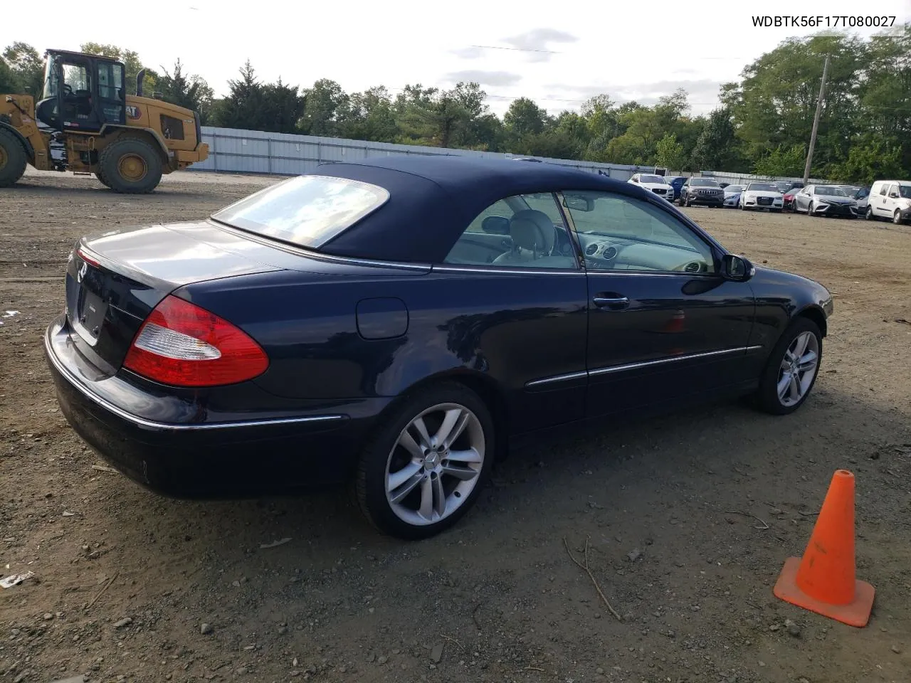 2007 Mercedes-Benz Clk 350 VIN: WDBTK56F17T080027 Lot: 69642094