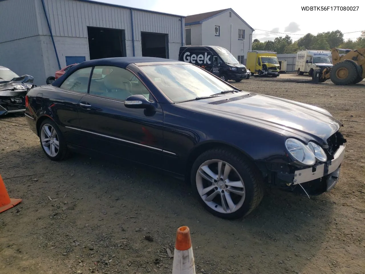 2007 Mercedes-Benz Clk 350 VIN: WDBTK56F17T080027 Lot: 69642094