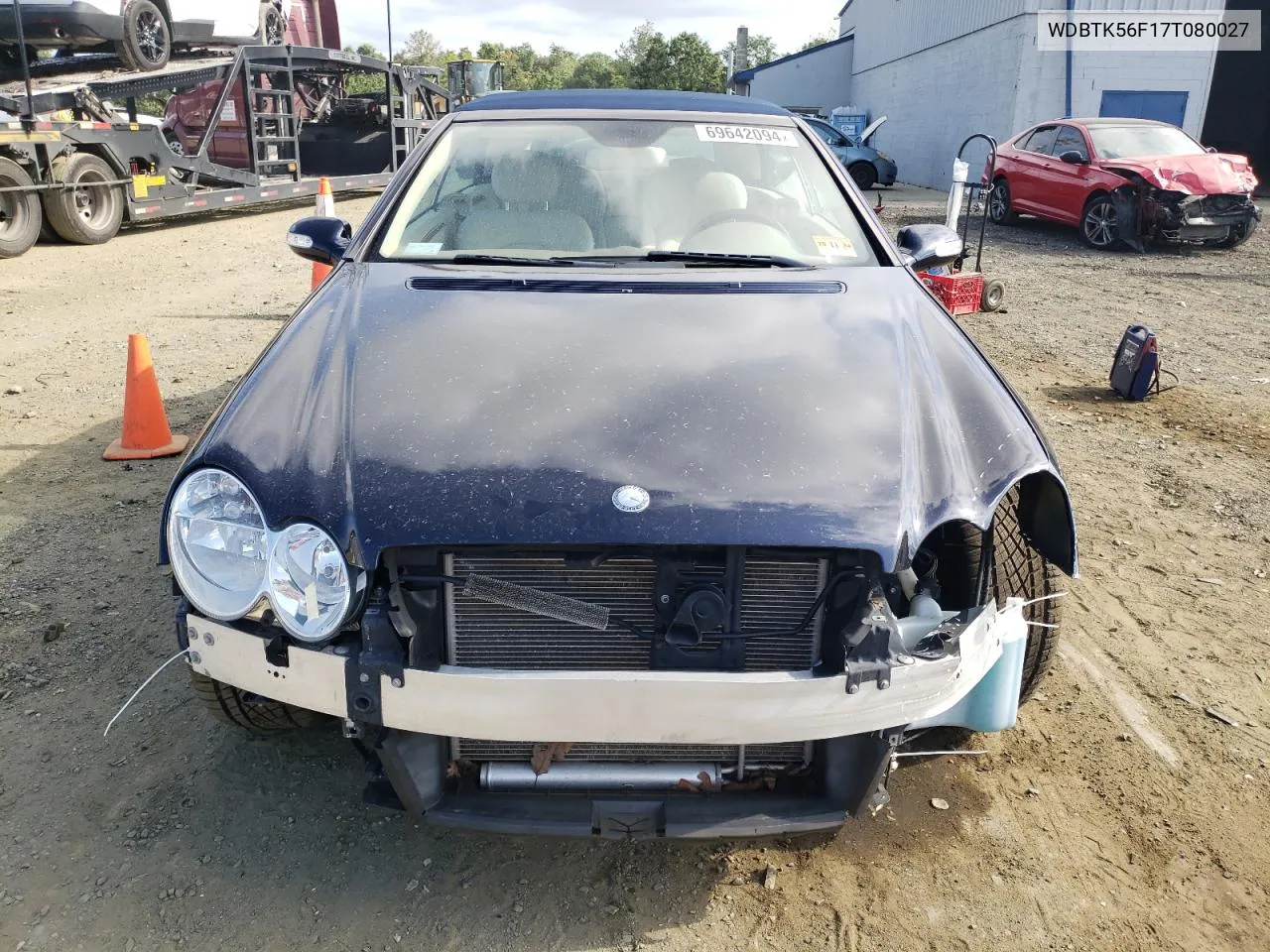 2007 Mercedes-Benz Clk 350 VIN: WDBTK56F17T080027 Lot: 69642094