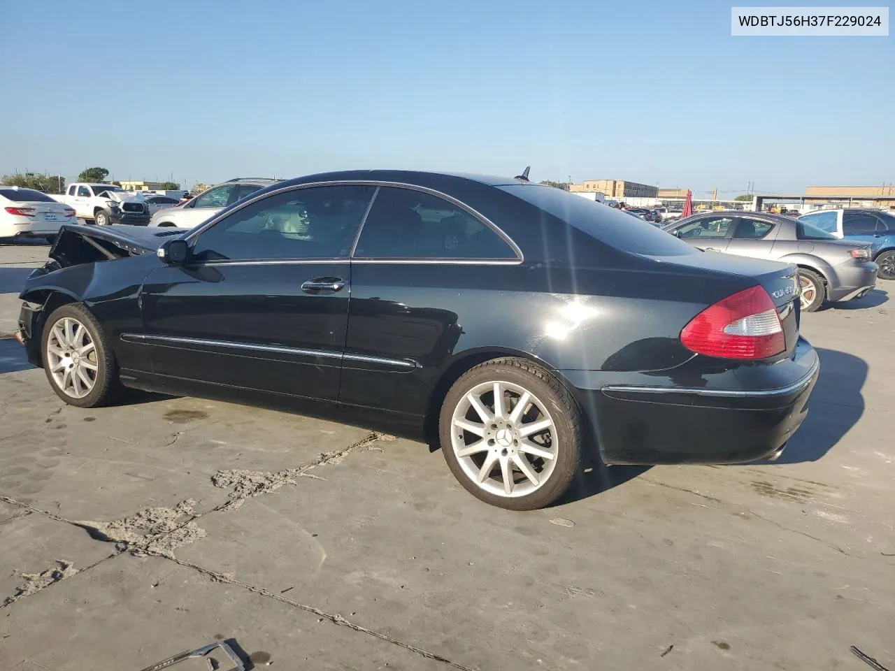 2007 Mercedes-Benz Clk 350 VIN: WDBTJ56H37F229024 Lot: 71610814