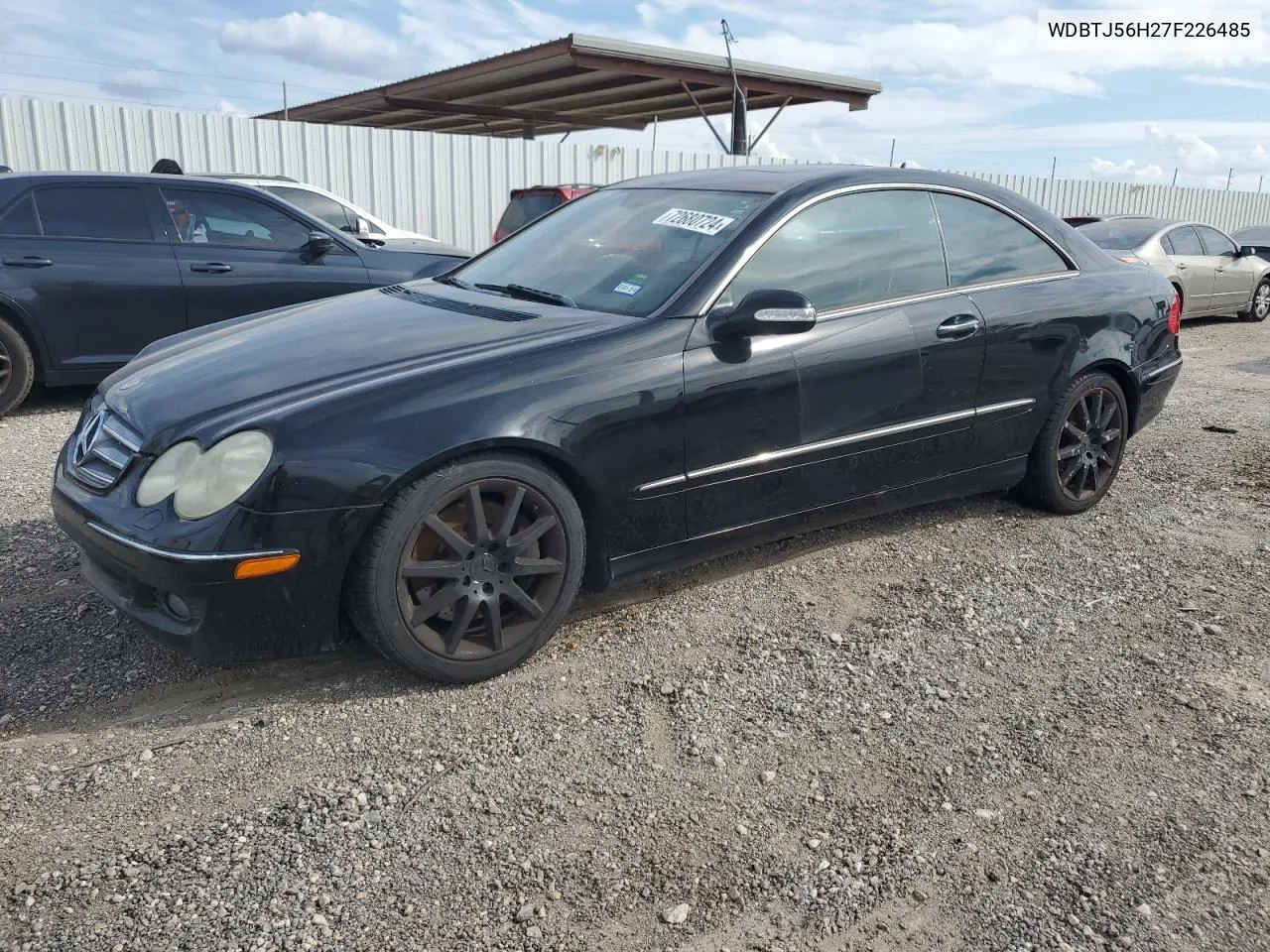 2007 Mercedes-Benz Clk 350 VIN: WDBTJ56H27F226485 Lot: 72680724