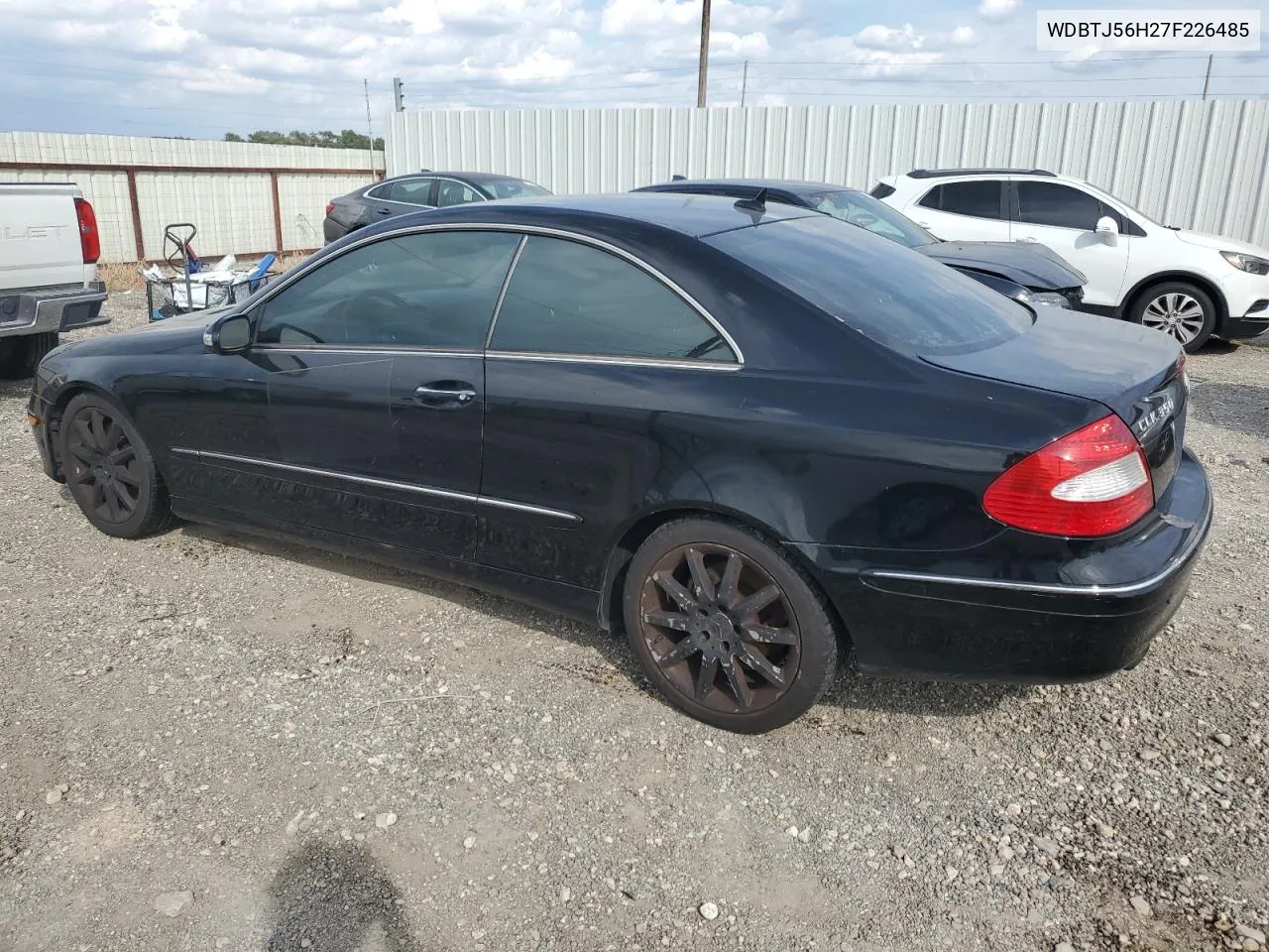 2007 Mercedes-Benz Clk 350 VIN: WDBTJ56H27F226485 Lot: 72680724